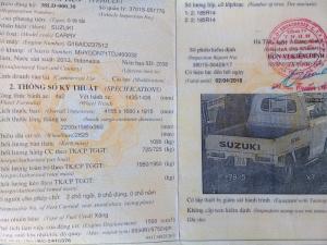 Bán xe tải suzuki
