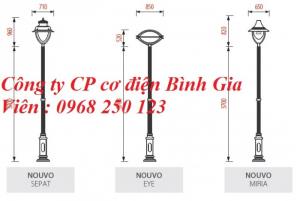 Cột Đèn Sân Vườn DC09-Cột Đèn Nouvo | Công ty Cơ Điện Bình Gia