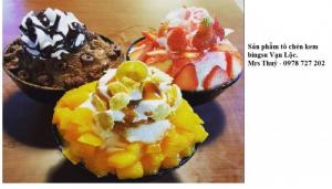 Chuyên bán tô chén bát đựng kem bingsu Hàn Nhật đẹp