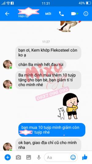 Flekosteel điều trị bệnh thoái hóa đĩa đệm, viêm và chấn thương khớp