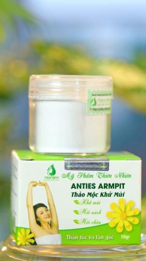 Sản phẩm thảo mộc hỗ trợ trị hôi nách, hôi chân