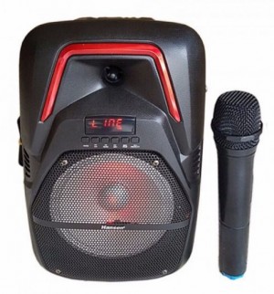 Loa karaoke - loa bluetooth karaoke mini FY-8 tặng 2 mic