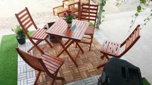 Bàn ghế gỗ quán ăn,quán làng nướng giá rẻ cần thanh lý 30 bộ Hàng mới 100%