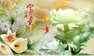 Tranh phong thủy 3d- gạch tranh 3d
