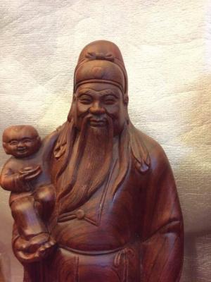 Bộ Ba Tượng Tam Đa Gỗ Hương Đỏ,Hương Lào