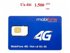 Sim Mobifone 1500 phút