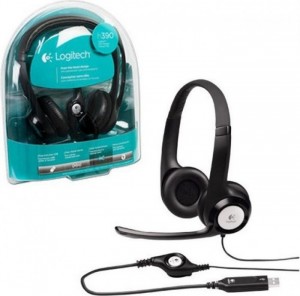 Tai Nghe Headphone Logitech Headset H390 Tích Hơp Mic, Điều chỉnh âm lượng - MSN181283