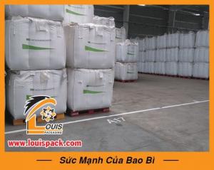 Bao jumbo ống nạp dáy xả đựng 1 tấn nông sản: gạo cà phê, hoa phẩm, hóa chất