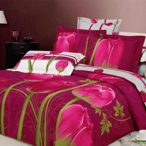 Bộ chăn ga gối cotton satin Julia J489