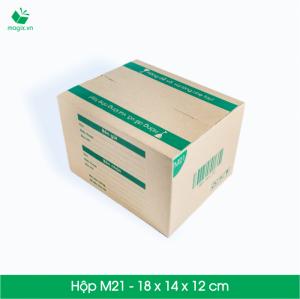M21 - Size 18x14x12 cm- Hộp Carton đóng gói gửi hàng thu hộ COD