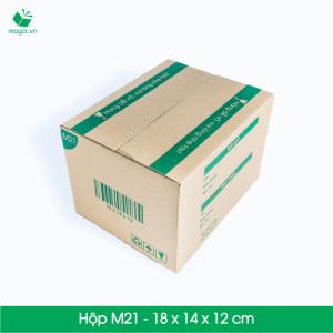 M21 - Size 18x14x12 cm- Hộp Carton đóng gói gửi hàng thu hộ COD