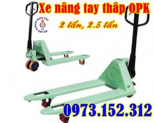 Nơi cung cấp xe nâng tay thấp 2.5 tấn OPK - Japan, giá tốt