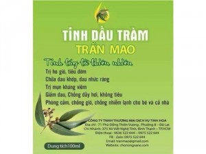 Tinh dầu tràm TRẦN MAO