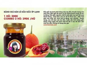 Tinh dầu gấc ép lạnh TRẦN MAO