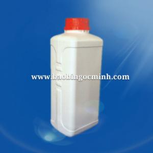 Chai nhựa vuông đựng thuốc trừ sâu 500 ml, chai nhưa 1 lít