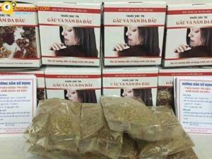 Sản phẩm hỗ trợ giảm gàu và nấm da đầu