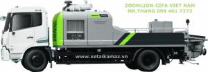 Xe Bơm Tự Hành Zoomlion-Cifa 100 M3/H, áp 18 MPA