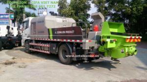 Xe Bơm Tự Hành Zoomlion-Cifa 100 M3/H, áp 18 MPA