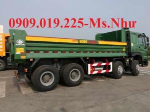 Xe Ben Howo 4 Chân Thùng Đúc (Nặng/Nhẹ) 2017 Nhập Khẩu Nguyên Chiếc