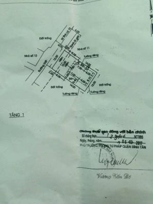Cần bán nhà ngang 12x19.5m. Diện tích sử dụng theo sổ 260m2. hiện trạng có 9 phòng đang cho thuê. Tổng tiền thuê tầm 20tr/tháng. Khu dân cư hiện hữu. Khu vực trung tâm phường Tân Tạo, Bình Tân. Gần chợ, trường học, bệnh viện, cơ quan hành chính, cách siêu thị Aeon 10 phút. Giá bán 7.5tỷ
