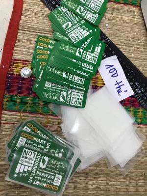In Kỹ Thuật Số nhận in thẻ nhựa số lượng 100 cái