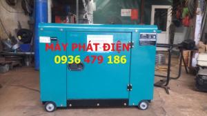 Chuyên máy phát điện chạy dầu 5kw,7kw,8kw,10kw siêu cách âm,tiết kiệm dầu