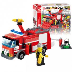 Bộ lắp ghép lego xe cứu hỏa