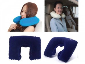 Bộ gối xe hơi - gối hơi, bịt mắt, bịt tai