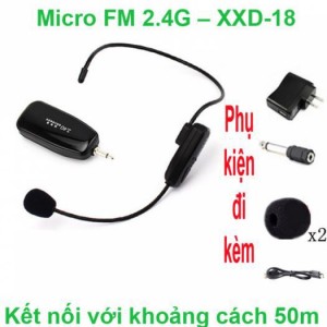 Micro không dây FM XXD-18 - FM XXD-18 (BH-6 Tháng)