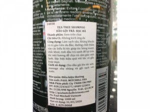 Dầu gội Tinh Chất Trà Xanh trị gàu kháng khuẩn (Tea Tree Special Shampoo) 01 Lít ( 1,000ml)