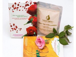 Mặt Nạ Collagen Tươi Hoa Hồng - Hồng Sâm