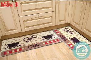 Bộ Set 2 Thảm Trải Sàn Sợi Cotton Cao Cấp Giá Rẻ NX6709-1