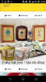 Bột Tắm Trắng Ngũ Hoa body và face