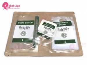 Set Tắm Trắng Men Táo Reborn