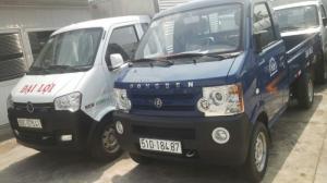 Xe tải nhẹ dongben 810kg, thùng dài 2.45 mét, Bán xe trả góp