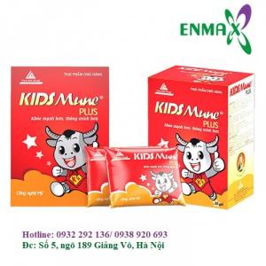 Kidsmune Plus giúp trẻ ăn ngon miệng, tăng hấp thu dinh dưỡng, tăng cường sức đề kháng, giảm nguy cơ mắc bệnh khi thời tiết giao mùa. Hộp 30 gói, giá bán: 430.000đ/ hộp. Liên hệ để được giao hàng tận nơi trên toàn quốc