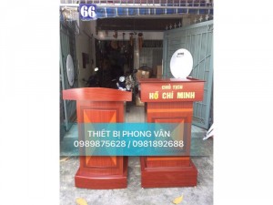 Bục phát biểu - Bục đặt tượng Bác gỗ công nghiệp
