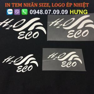 Tem ép nhiệt logo, nhãn mác quần áo !!!