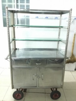 Thanh lý tủ inox bán hàng ăn