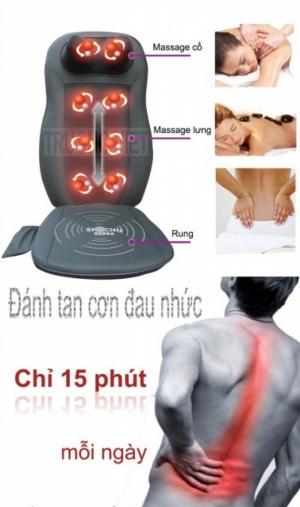 Ghế massage made in Japan Eneck F02, ghế massage toàn thân bảo hành 3 năm