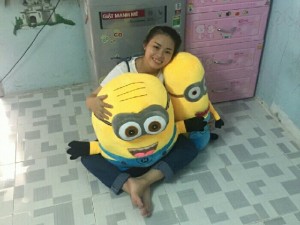 Minion ốm và minion mập size lớn 90cm