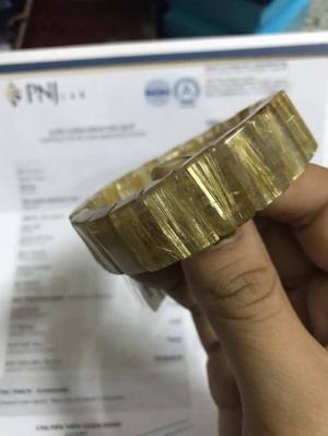 Vòng tay thạch anh tóc vàng