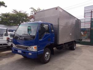 Bán xe tải JAC 6,4t. thùng dài 6m2, hỗ thợ vay 80%, bảo hành 3 năm.