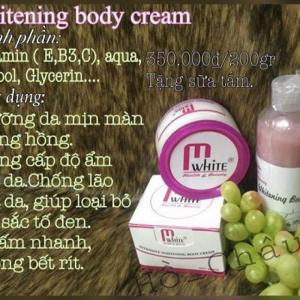 Kem body Mwhite (Kem dưỡng trắng toàn thân)