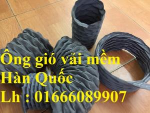 Đại lý cung cấp ống gió vải mềm Hàn Quốc Phi 75,100,125,...500