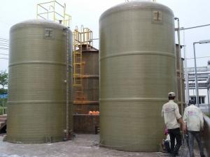 Bồn nhựa FRP chứa hóa chất Hcl, NaOH, H2SO4, Javen… đậm đặc