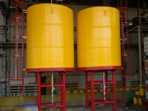 Bồn nhựa FRP chứa hóa chất Hcl, NaOH, H2SO4, Javen… đậm đặc