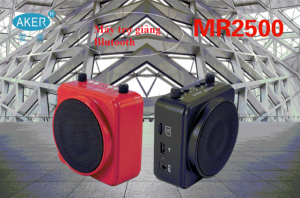 Máy Trợ Giảng 5 trong 1 Aker Mr-2500W, Kết Nối Bluetooth - MSN181297