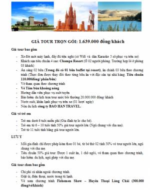 Tour Phan Thiết - Mũi Né 2N1Đ Giá Siêu Hot