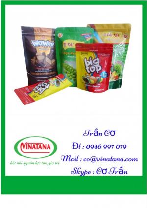 Túi đựng trà, túi đựng cà phê, túi đựng bánh - kẹo , túi thủy sản, cuộn cà phê,...